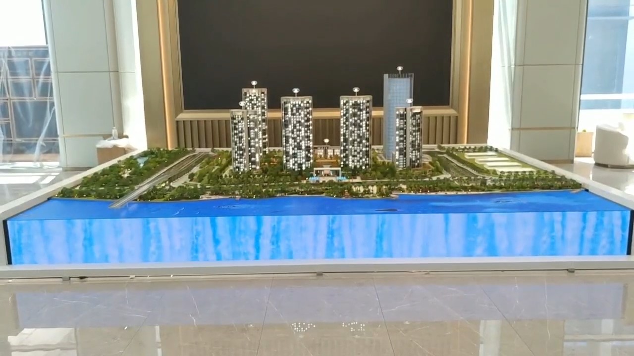 LED數字沙盤(pán)---L幕水系大型視頻內容定制